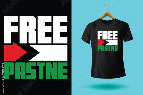 Free gaza free palestine t-shirt design
