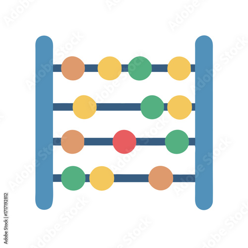  Classic Abacus Icon for Learning Resources