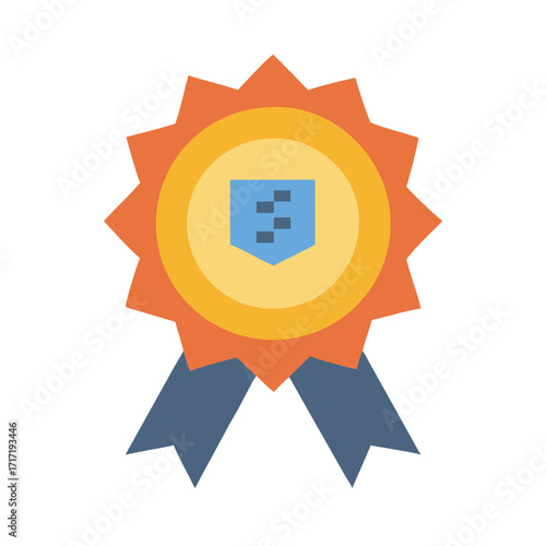  Stylish History Badge Graphic Icon