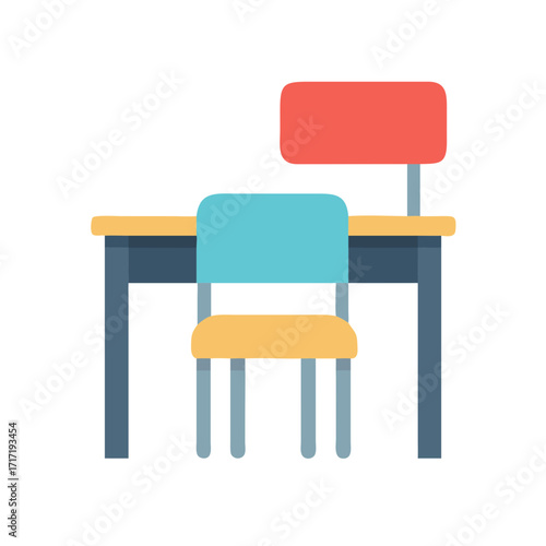  Classroom Desk Icon for Educational Spaces