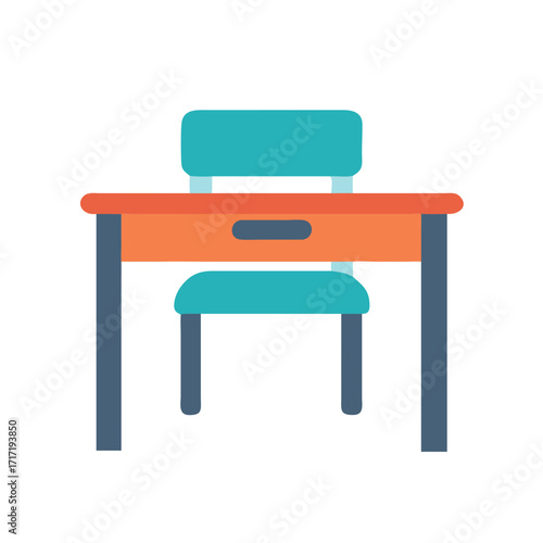  Classroom Desk Icon for Learning Environments