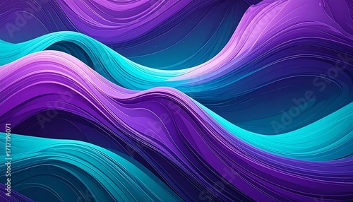 Abstract Flowing Colors Background.