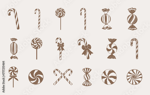 Peppermint candy svg, Cane candy svg, Peppermint candy silhouette, Candy svg, Candy silhouette, Lollipop candy svg, Candy cane silhouette. 