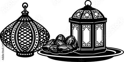 Create a high-resolution image featuring elegant Arabic calligraphy that says 'عيدكم مبارك' (Eidkum Mubarak) in a bold, artistic style. Use a modern black and gold color palette. Include the English t