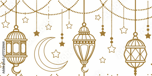 Create a high-resolution image featuring elegant Arabic calligraphy that says 'عيدكم مبارك' (Eidkum Mubarak) in a bold, artistic style. Use a modern black and gold color palette. Include the English t