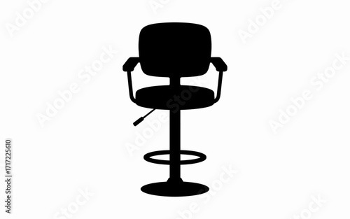 black office chair