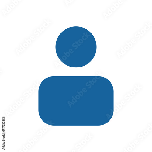 Blue User Avatar Icon