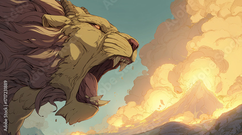 Colección de ilustraciones de animales mitológicos estilo anime hd.