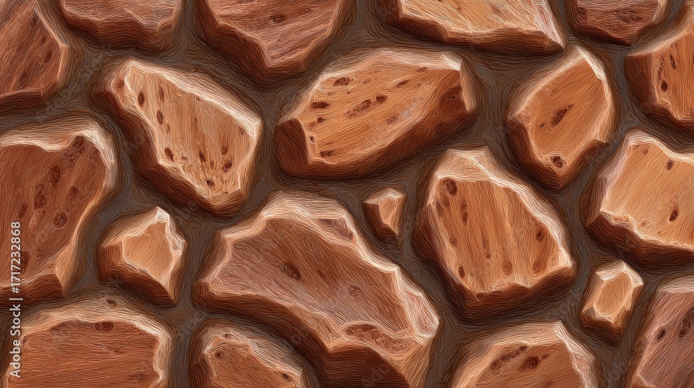 Fototapeta premium Geological wonders, exploring the majestic textures and formations of natural rock structures.
