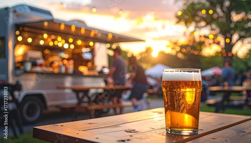 Outdoor Beer Garden Fun.