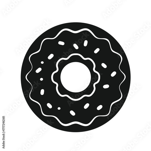vector illustration of a delicious cake