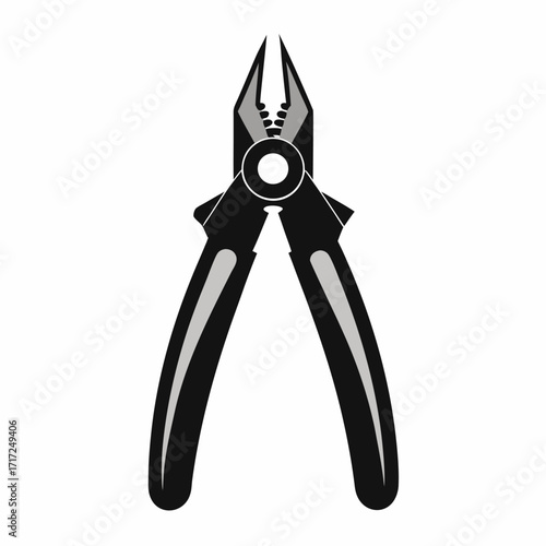pliers tool icon or logo sign vector design 