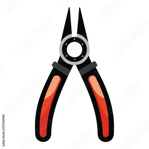 pliers tool icon or logo sign vector design 