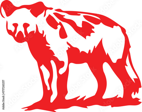  Hyena icon simple icon. Vector ICON all icon Viktor