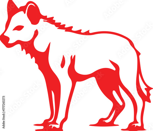  Hyena icon simple icon. Vector ICON all icon Viktor