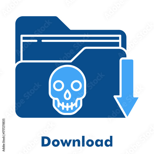 Download Two Color Glyph Icon Vector Illustration