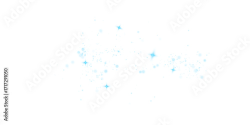 Glittering Holiday Blue Sparks Featuring Bright Flare, Confetti Particles, and Vibrant Shine for Celebration or New Year Designs
