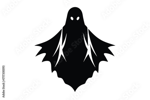 ghost silhouette vector icon design