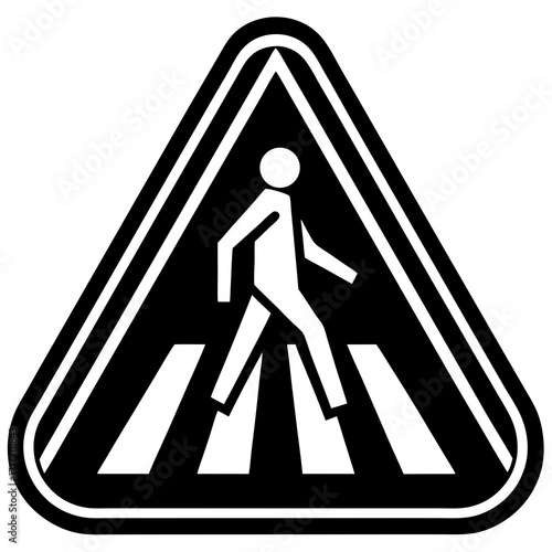 pedestrian crossing sign