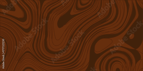 Natural wood grain texture background with a brown oak pattern for a rustic design. simple, tree, backgrounds, walnut. 3D waves, monochrome image topography line map. Vintage outdoors style.  Retro 3d