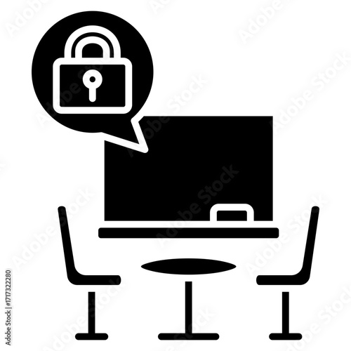 Meeting Facilitation Glyph Icon