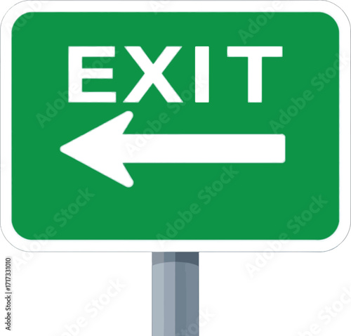 Traffic signs sticker vector with white background