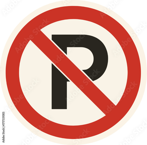 Traffic signs sticker vector with white background
