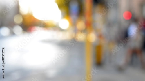 people walking in the city
