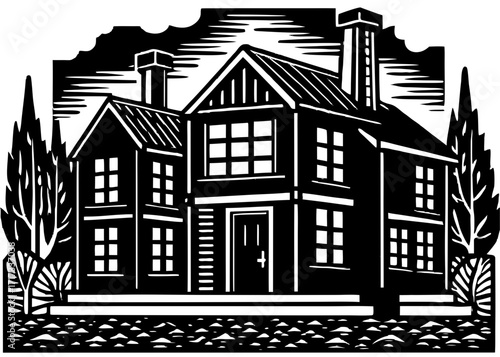 Laboratory Building Silhouette, Science SVG, PNG