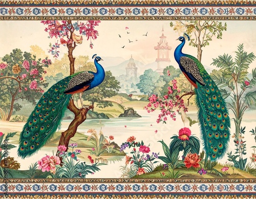 peacock in the park