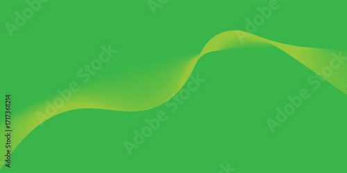 Abstract green circle background. Fluid shapes composition pattern