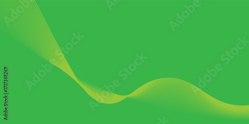 Abstract green circle background. Fluid shapes composition pattern