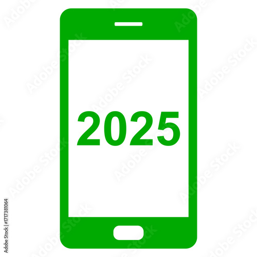 Smartphone und Jahr 2025