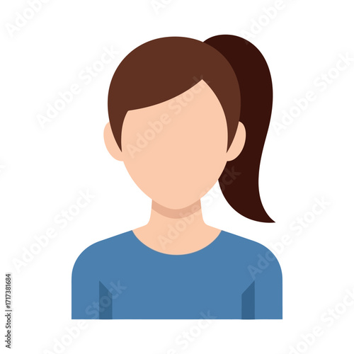 girl with long hair