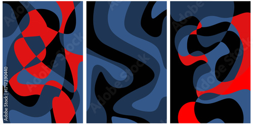 Abstract colorful liquid psychedelic background. Vector illustration. Wavy pattern. Liquid texture for cover design