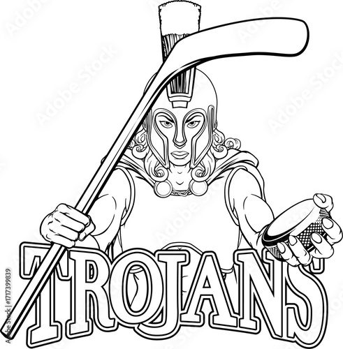 Trojan Woman Ice Hockey Spo...