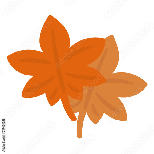 紅葉　イラスト