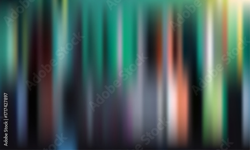 Abstract Teal and Green Vertical Motion Blur Background with Noise Texture:  Modern, Stylish, and Slightly Dark Mood.
