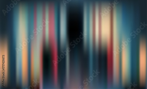 Abstract blurred vertical stripes background; muted color palette, subtle noise, calming and moody atmosphere, perfect for website banners or presentations.