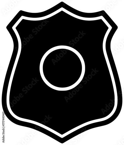 hat illustration cap silhouette police logo security icon officer outline uniform profession law cop guard protection policeman service badge shape and vector graphic background