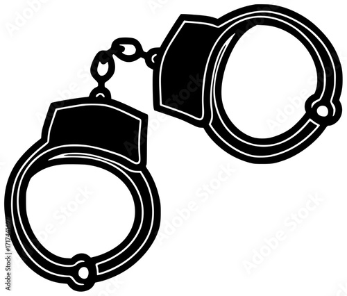 crime illustration arrest silhouette criminal logo police icon justice outline security law handcuffs man legal hand prisoner lock male shape road vector graphic background