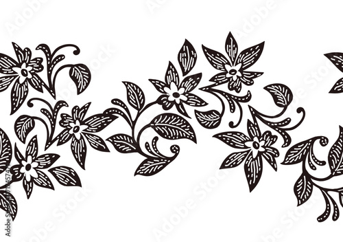 Batik Indonesian: is a technique of wax-resist dyeing applied to whole cloth, or cloth made using this technique originated from Indonesia.