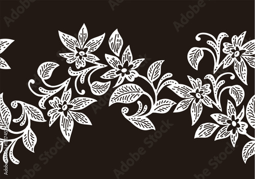 Batik Indonesian: is a technique of wax-resist dyeing applied to whole cloth, or cloth made using this technique originated from Indonesia.