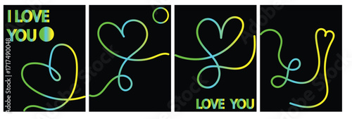 Modern abstract graphic design posters with gradients, geometric shapes, collage and typography. Futuristic event templates for exhibitions, creative fairs, workshops, and contemporary branding.