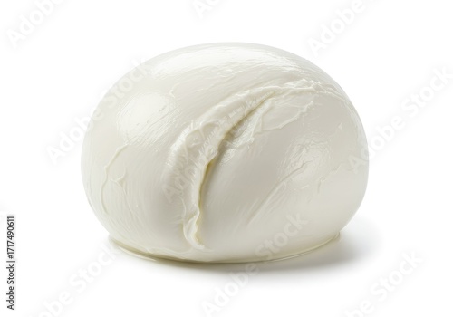 a round of mozzarella di bufala fresh italian