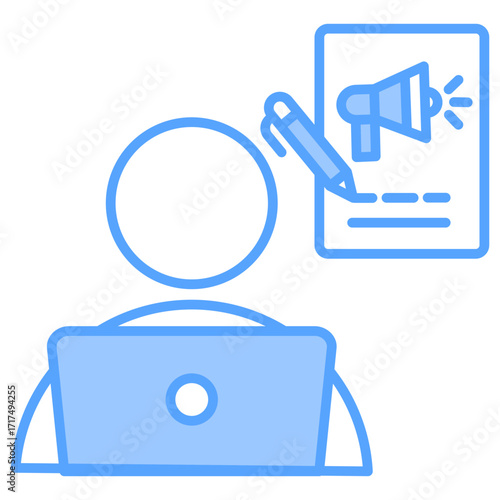 Freelancer Blue Icon