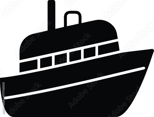 Travel steamer for clothes silhouette vector art illustration