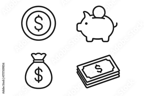 Road related icon set editable stroke vector cartoon illustration transparent background perfect for websites books cards apps ordered collection transportation traffic signs