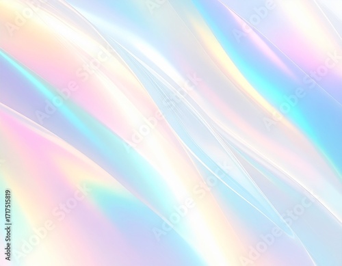 淡い虹色のプリズム模様 Pale rainbow prism pattern