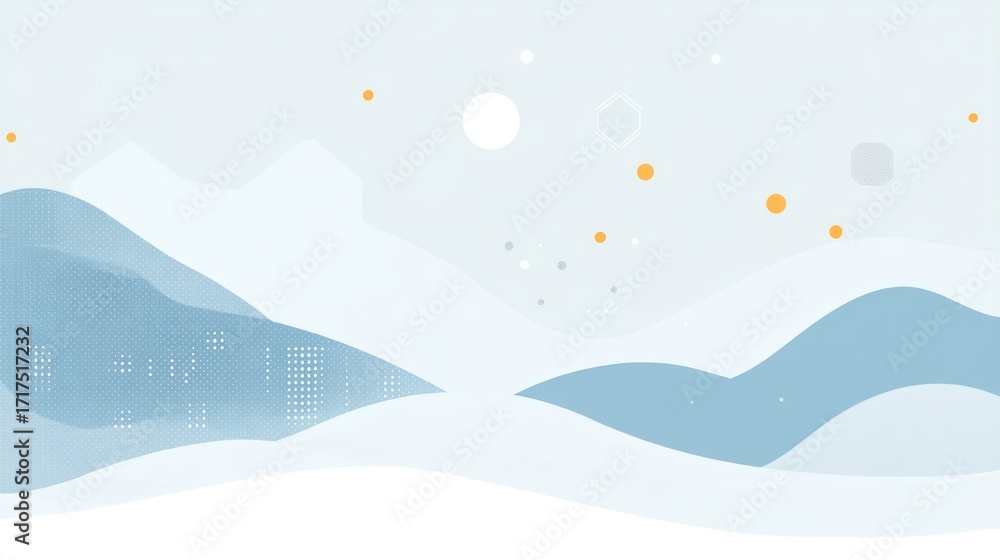 Fototapeta premium Abstract landscape design